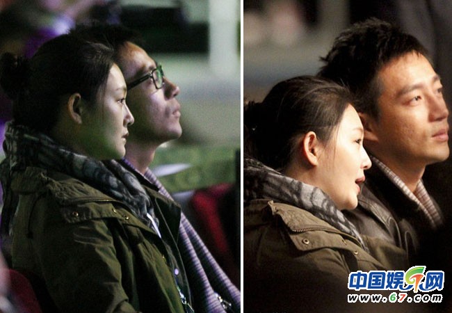 大S素颜亮相 和老公汪小菲甜蜜看演唱会