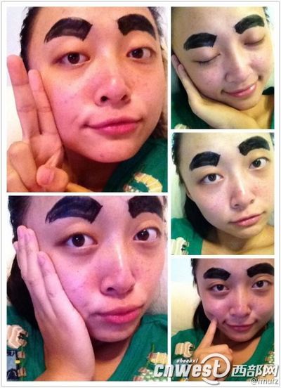 网络红人盘点 鬼脸妹子犯二走红