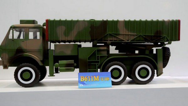 资料图：B-611M导弹发射车。