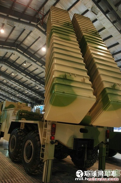 资料图：B-611M导弹发射车。