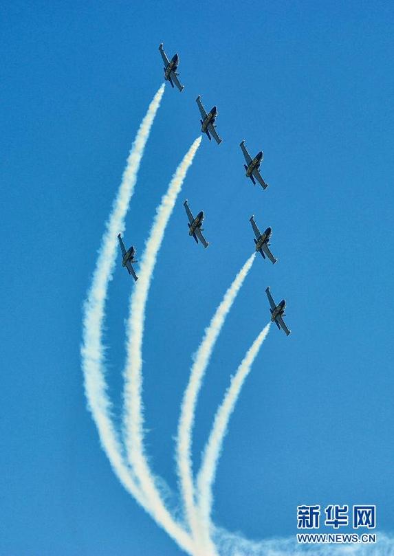 （珠海航展）（6）“百年灵”喷气机特技飞行队珠海首飞