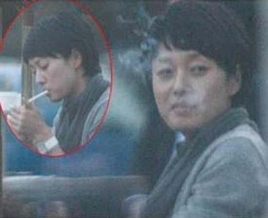 盘点吸烟不顾形象的女星