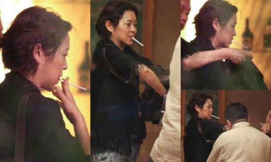 刘亦菲 女星 曝光 一线 吸烟