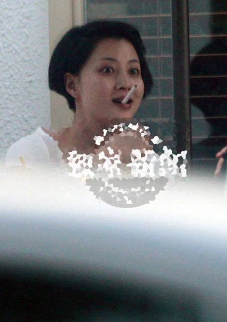 殷桃 殷桃素颜 烟枪 殷桃抽烟 殷桃丑照