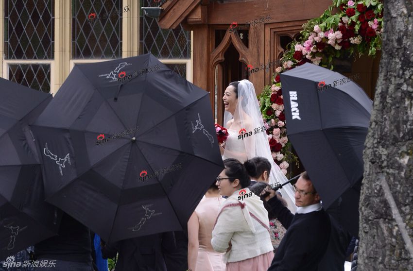 姚晨曹郁新西兰婚礼现场直播