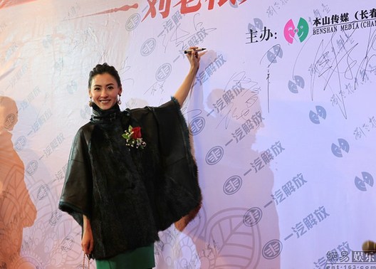 赵本山豪华二人转剧场开业 张柏芝、干女儿黄圣依捧场力挺