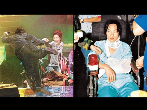 陈奕迅失足摔破睾丸成龙险丧命 盘点明星“悲催”受伤史