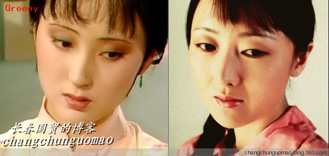 陈晓旭和小何晴对比照 陈晓旭和小何晴对比照