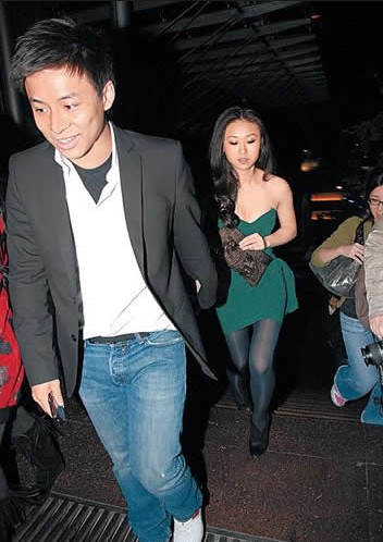 霍启仁与女友Rebecca Lo昔日拍拖照