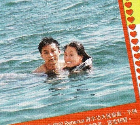 霍启仁与女友Rebecca Lo昔日拍拖照