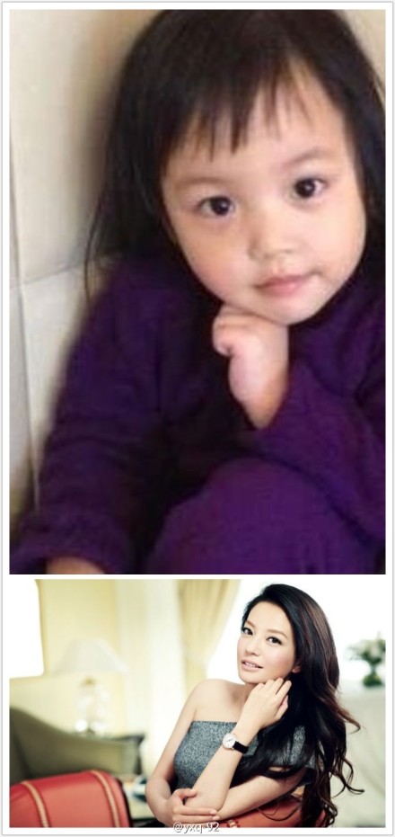 小四月曝新照 小脸圆润像极妈妈