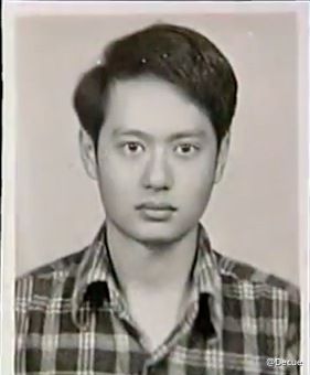 网友热转的李安年轻时照片