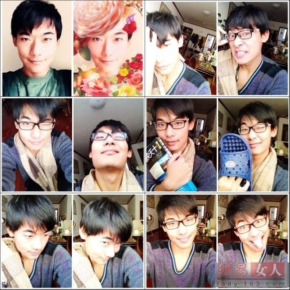 红遍网络的自拍教程