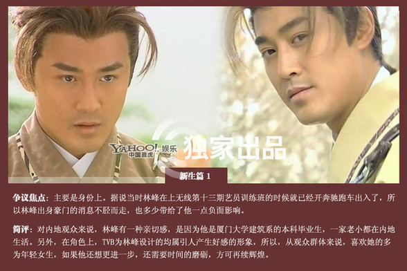 TVB历代当红小生盘点