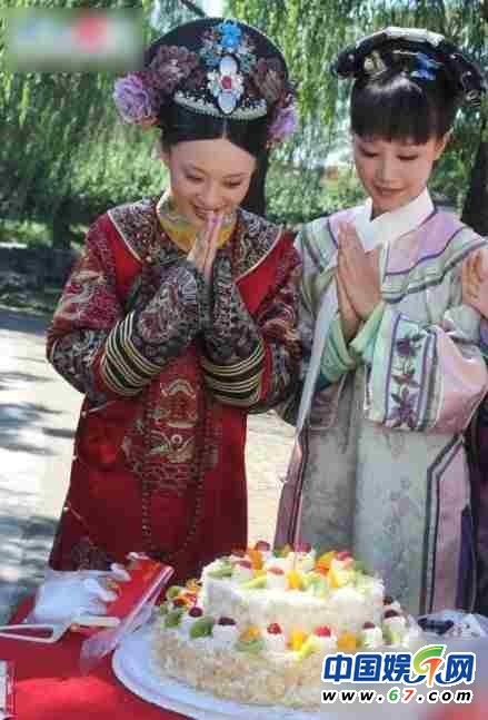 《甄嬛传》片场照