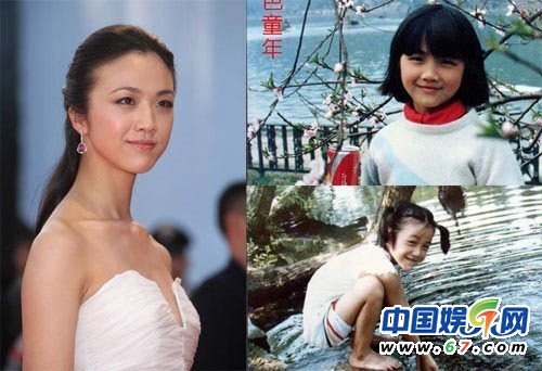 中外明星童年照拼美比帅