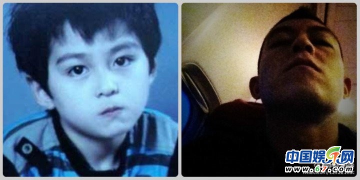 中外明星童年照拼美比帅