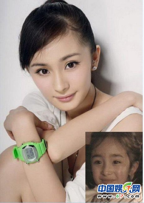 中外明星童年照拼美比帅