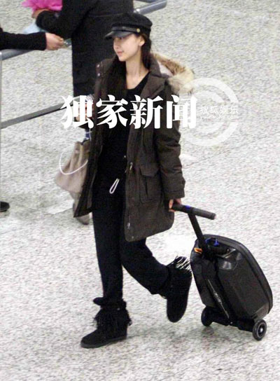 Angelababy素颜惹人喜爱