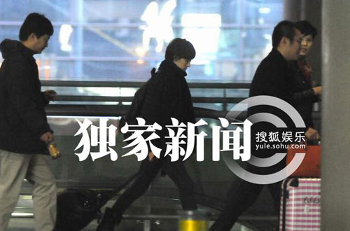 孙俪辣妈范儿离京阵仗大