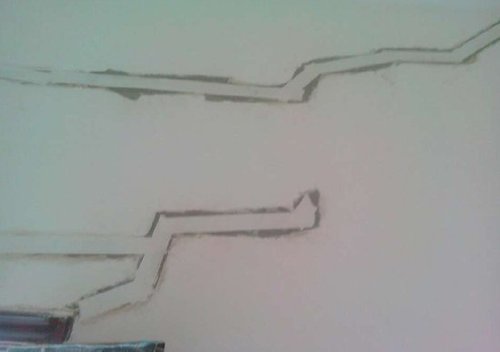 四川简阳安置房裂缝用纸填