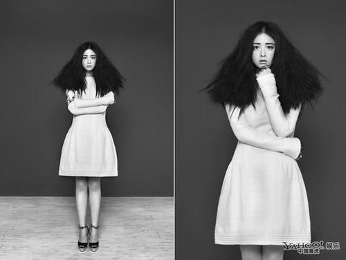 蒋欣黑白写真大片曝光