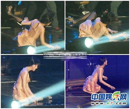 女星名模摔倒尴尬瞬间