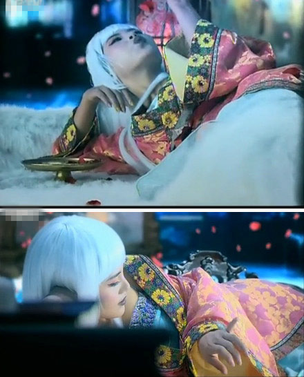 图揭2012荧屏雷史 猪八戒演激情床戏甘婷婷裸睡(图)