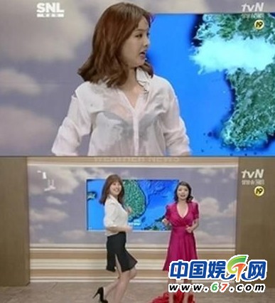 女主持人性感走光引争议 盘点2012豪放穿着搏出位女主播