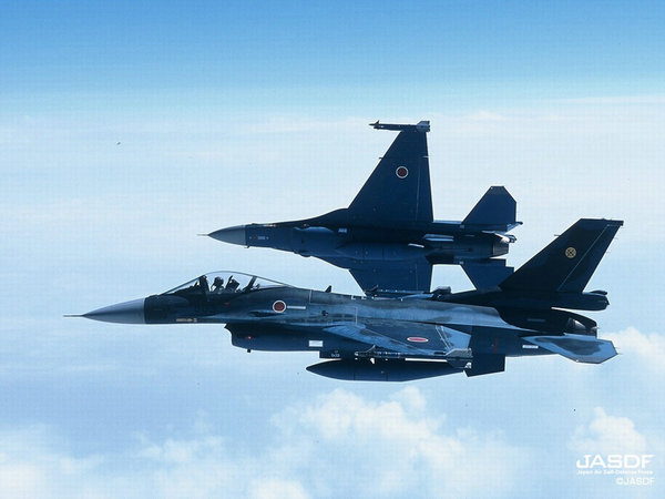 资料图：日本航空自卫队F-2A型战斗机