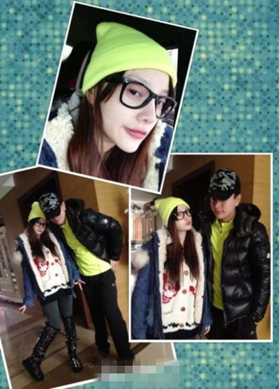 李小璐贾乃亮素颜出行美容健身