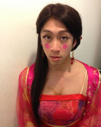 陈汉典扮唐朝仕女