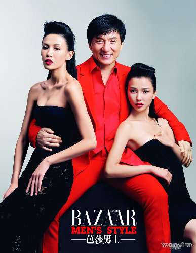 《十二生肖》拍时尚大片庆功 成龙左拥右抱享艳福