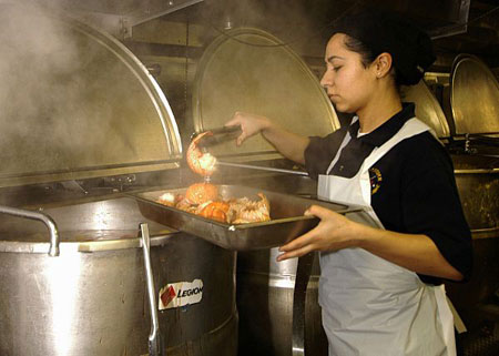 揭秘各国航母菜单