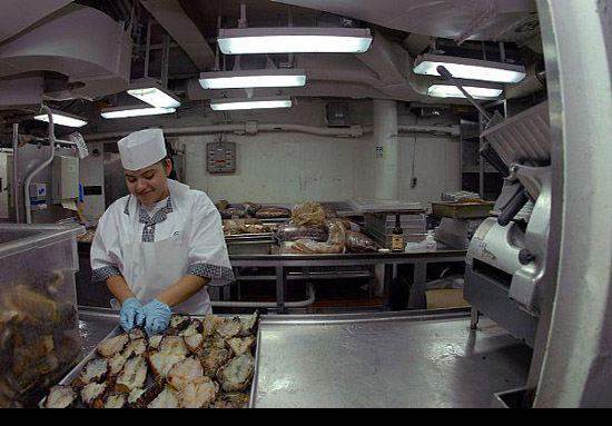 揭秘各国航母菜单