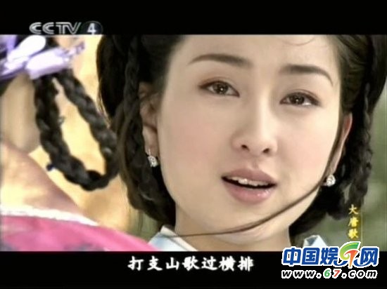 荧屏花语：古装美人争相斗艳 刘诗诗美艳如樱花范冰冰娇媚如睡莲