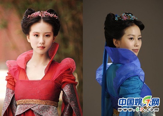 荧屏花语：古装美人争相斗艳 刘诗诗美艳如樱花范冰冰娇媚如睡莲