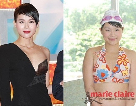 范冰冰昔日肥胖似“大饼脸” 盘点女星胖瘦对比震惊照