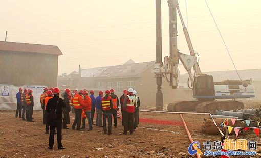 地铁2号线打下张村河第一桩 全程25.2公里