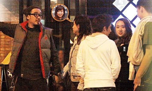 林忆莲与小男友为爱女开派对。