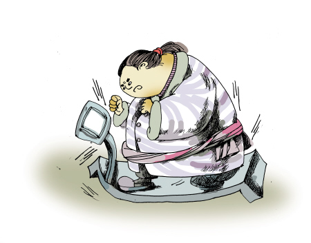 孕妇暴饮暴食体重飙升90斤