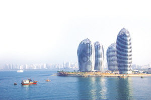 海南三亚楼市高速发展期的标志性项目凤凰岛