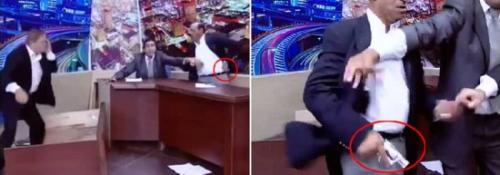 全球电视节目直播出的失控画面！