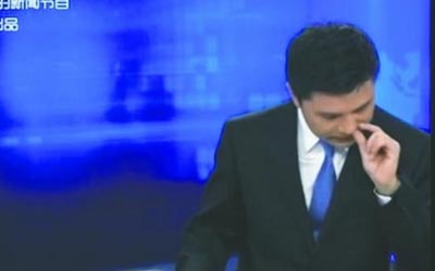 全球电视节目直播出的失控画面！