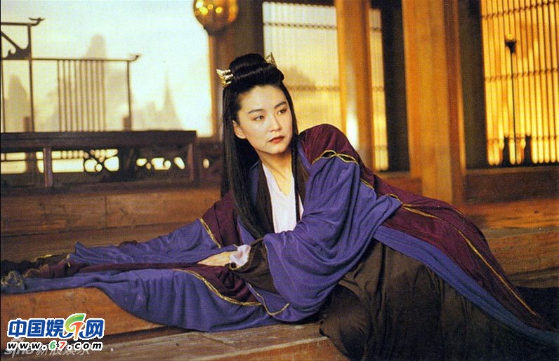 林青霞巩俐《天山童姥》旧照 