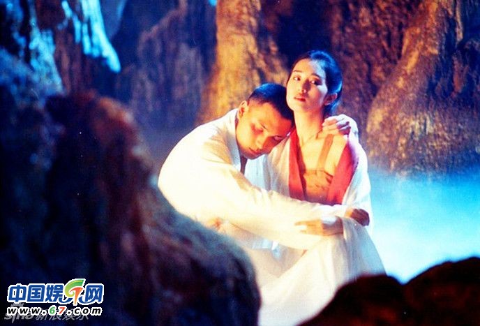 林青霞巩俐《天山童姥》旧照 