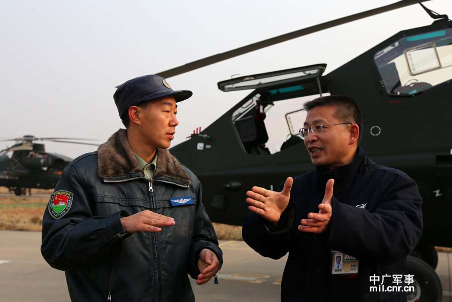 武直10直升机编队凶猛照