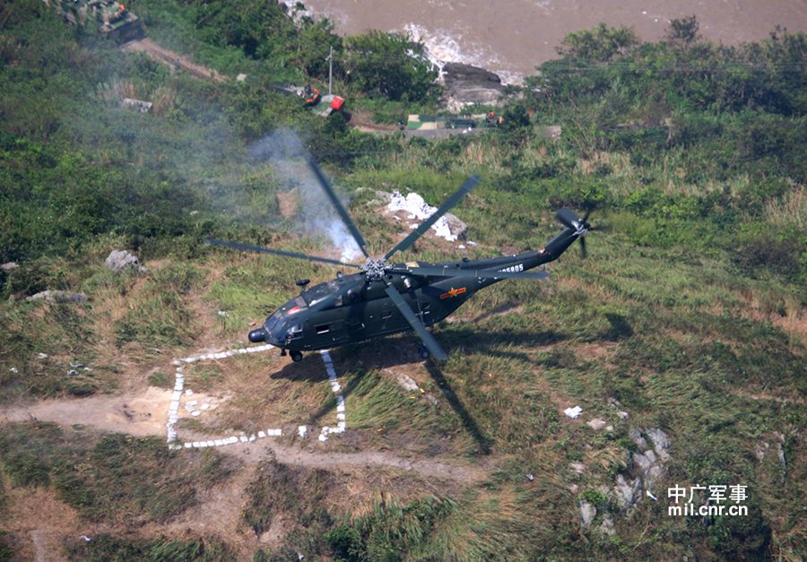 武直10直升机编队凶猛照