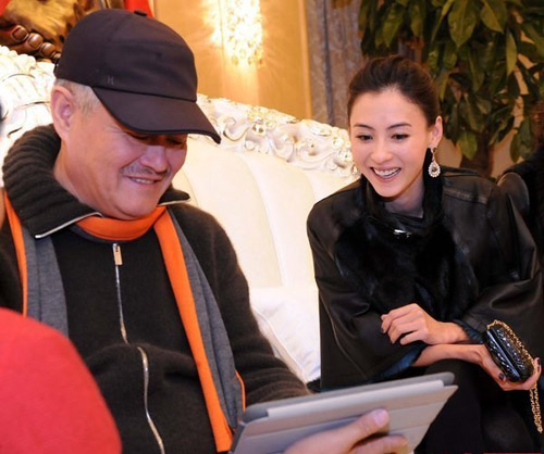 张柏芝今年欲登辽视春晚 会本山大叔吃火锅