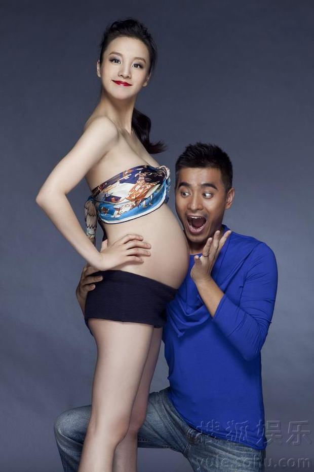 “武松”陈龙与孕妻章龄之写真曝光 妻子似脸型似汤唯